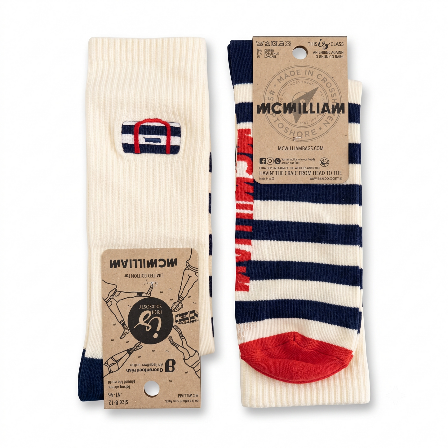 Irish Socksciety x McWilliam Bags Socks